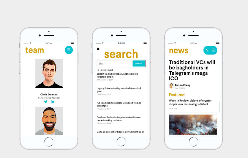 Iterative Capital Website screenshot 4