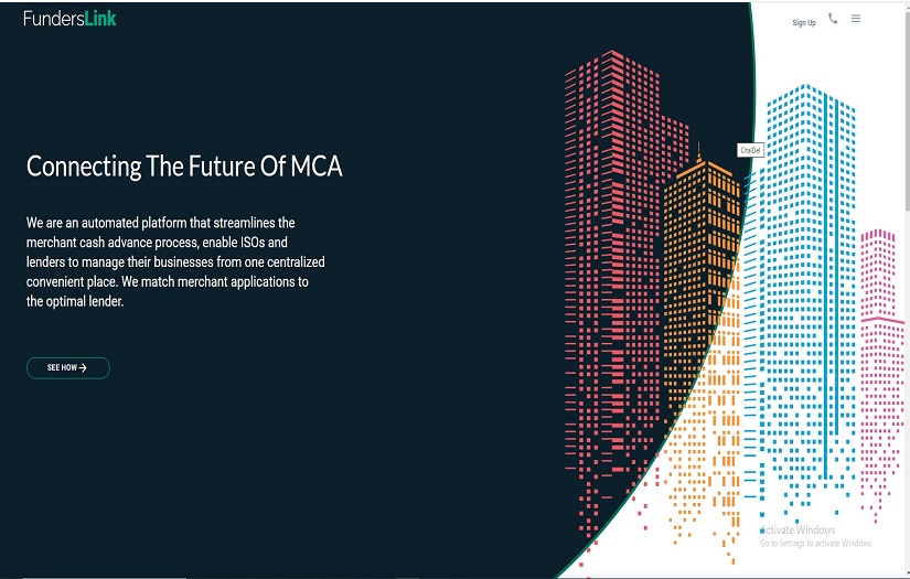 Funderslink: A cloud-based secure and automated platform screenshot 1