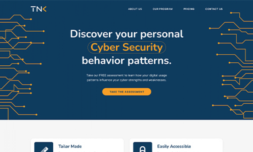 TNK - Website (Tailwind CSS framework and Next.js) screenshot 1