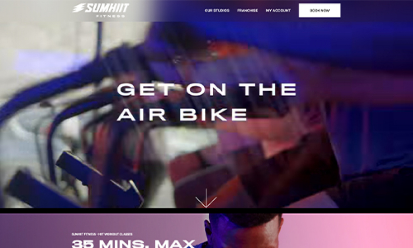 SUMHIIT Website (Webflow) screenshot 1