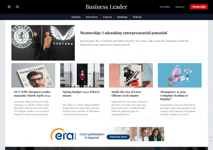 Business Leader (News Agency) screenshot 1