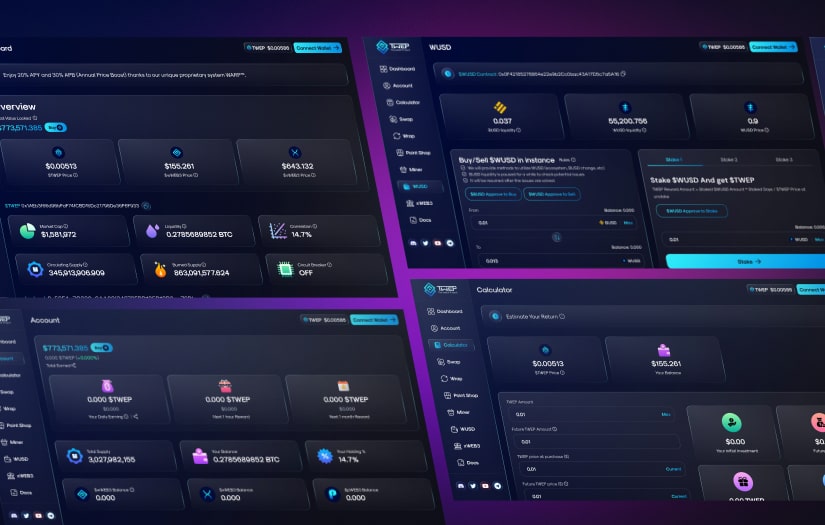 TWEP | Crypto Dashboard screenshot 1