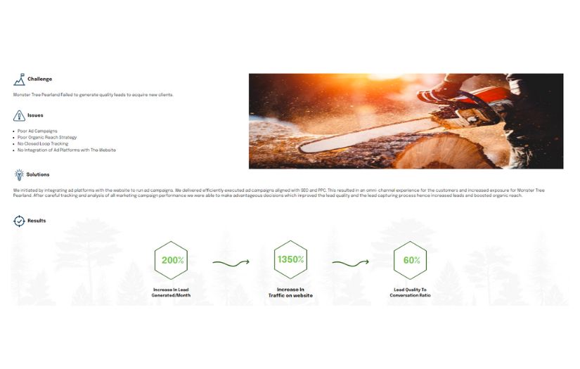 Tree Service Digital Marketing Agency screenshot 1