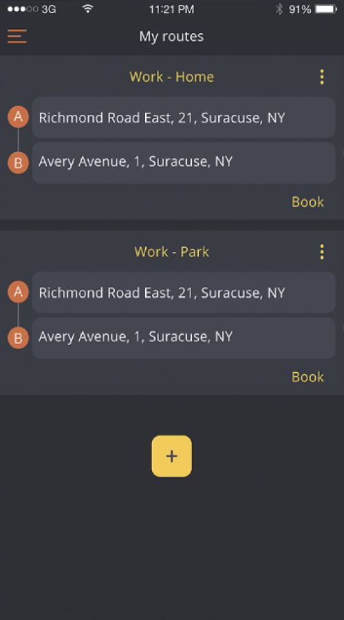Taxi Booking Application screenshot 2
