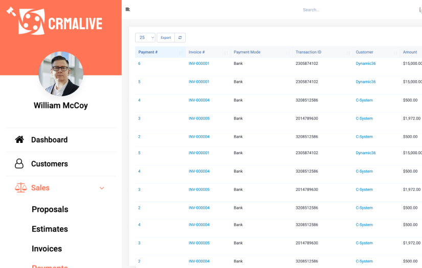Project Management System screenshot 1