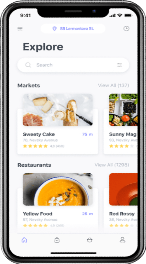 Online Food Delivery Application screenshot 2