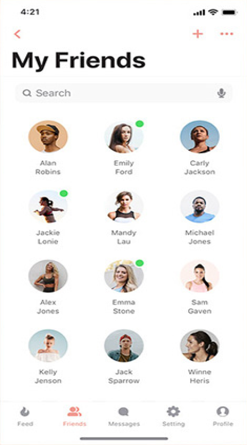 Social Networking Application screenshot 1