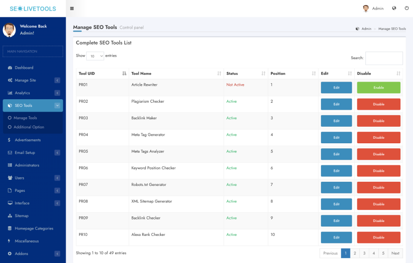 SEO Live Tools screenshot 2