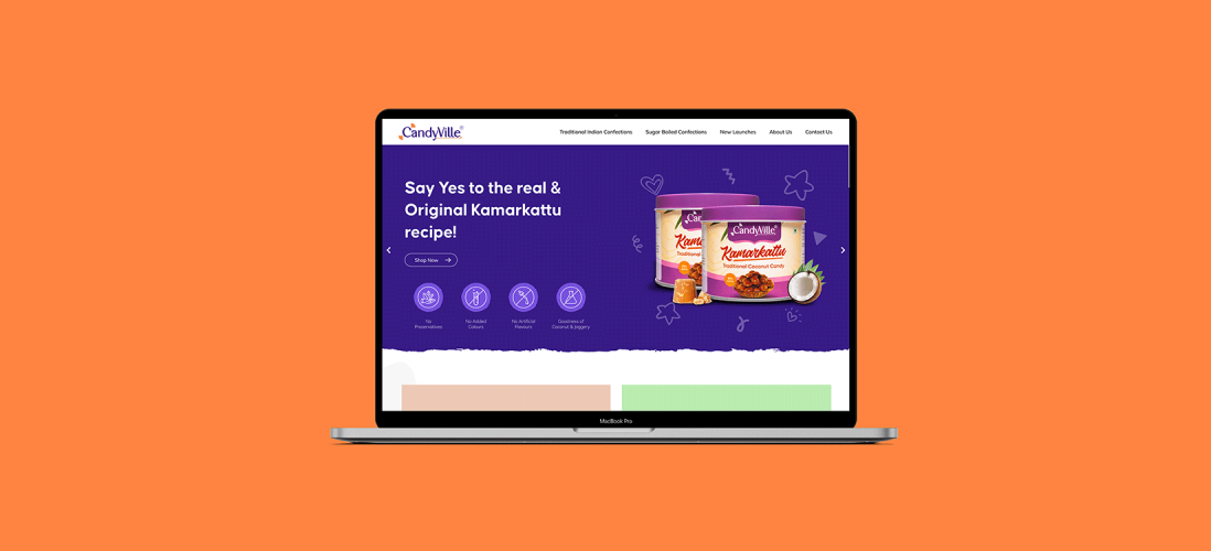 Brand Identity & Website Design for CandyVille – Creative & SEO-Friendly Digital Experience screenshot 3