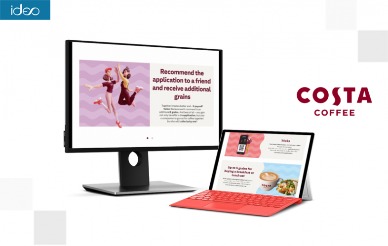 Bespoke platform to manage Costa Coffee's loyalty program screenshot 1