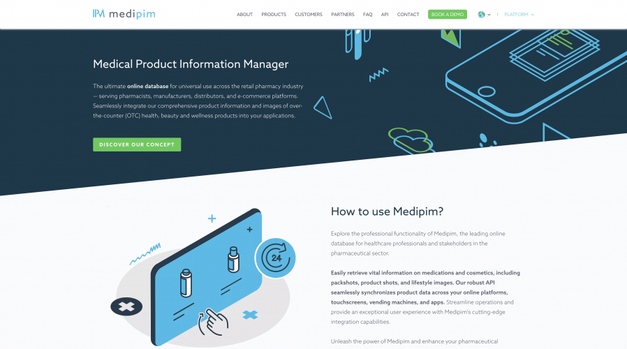 Website Internationalisation for Medipim screenshot 2