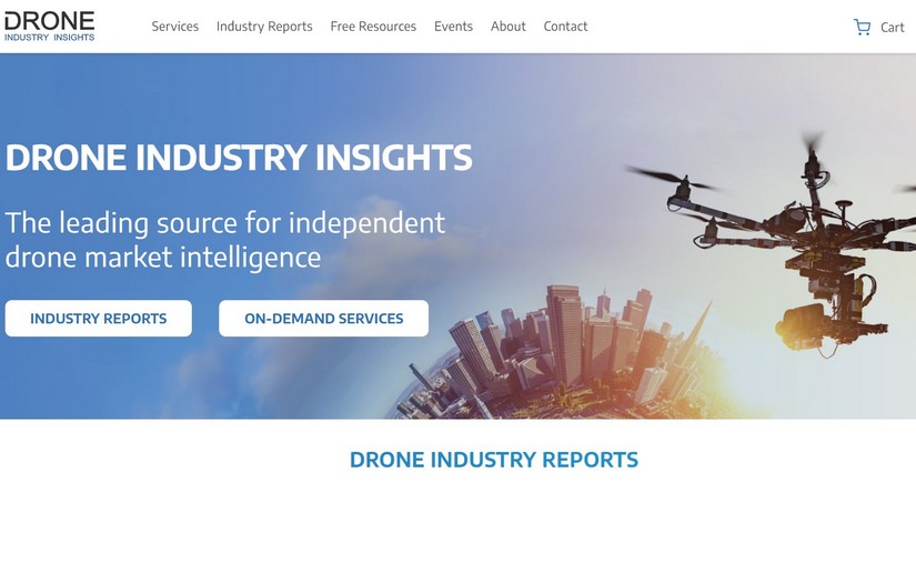 Website creation for Droneii.com screenshot 2
