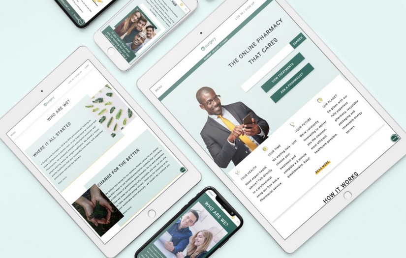 Website creating for E-Surgery.com screenshot 2