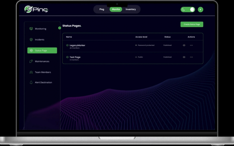 Ping Force | WebApp For Networking screenshot 1