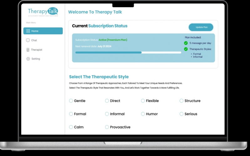 Therapy Talk | AI-powered Personalized Therapeutic Services screenshot 1