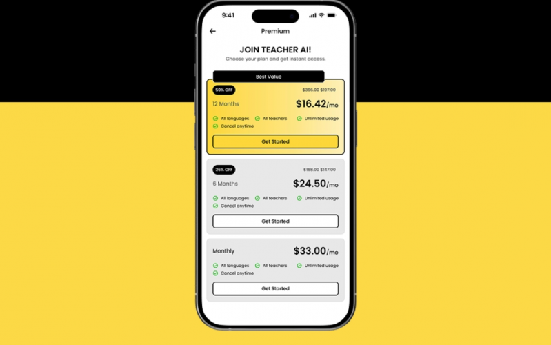 Teacher AI | AI-Powered Language Learning Platform screenshot 2