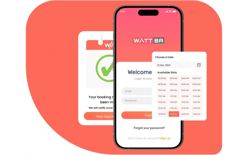 Wattba Mobile Application | Barber Appointment Management System screenshot 1