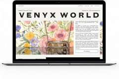 Venyx: Website Development and maintenance for a luxury jewellery brand, Venyx.
