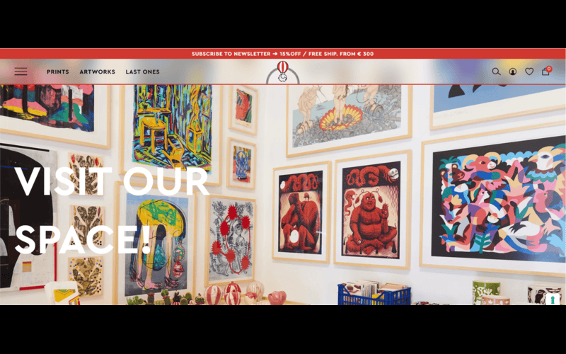 Galleria Varsi – WordPress to Shopify Migration & Custom Art Store screenshot 2