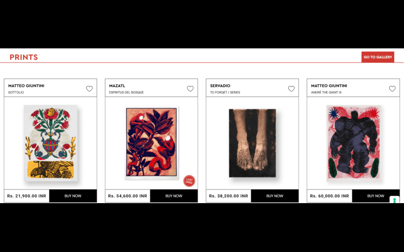 Galleria Varsi – WordPress to Shopify Migration & Custom Art Store screenshot 3