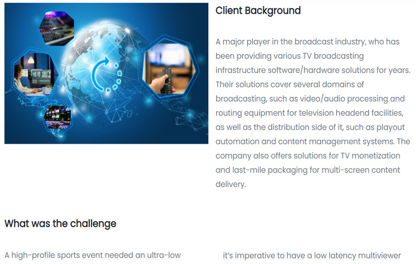 Broadcast-grade Low Latency Multiviewer screenshot 1