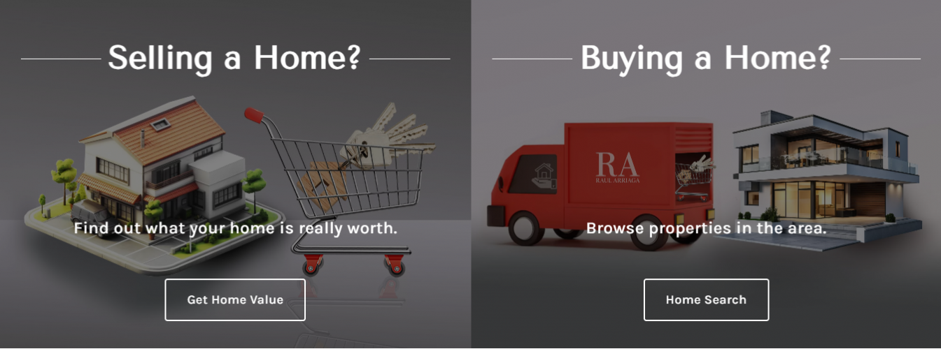 Raúl Arriaga Real Estate Website using WordPress screenshot 4