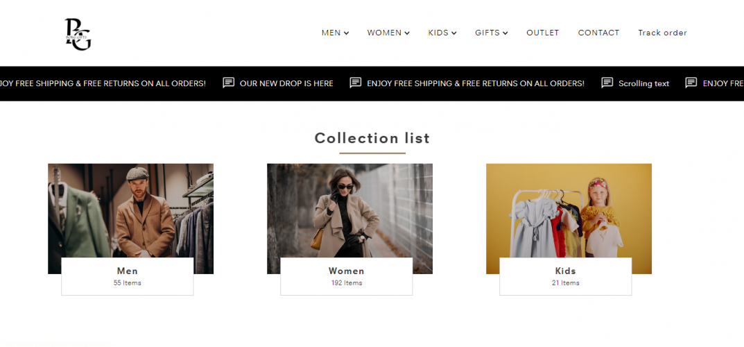 Cloths Ecommerce Website Using Shopify screenshot 4