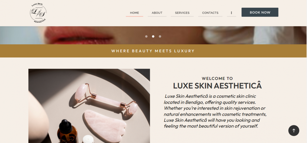 Cosmetic Skin Clinic Website Using WordPress / WooCommerce screenshot 3