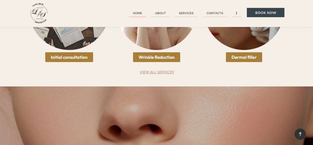 Cosmetic Skin Clinic Website Using WordPress / WooCommerce screenshot 4