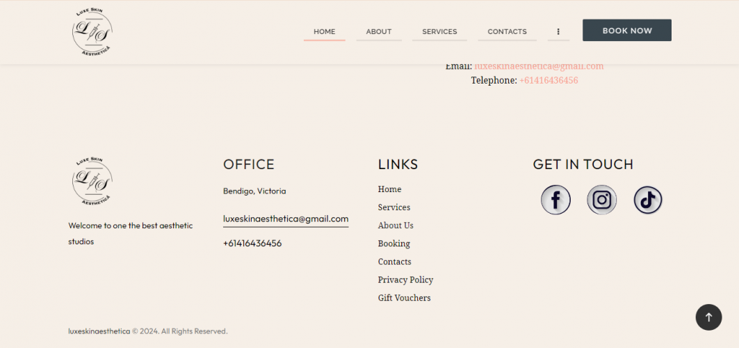 Cosmetic Skin Clinic Website Using WordPress / WooCommerce screenshot 5