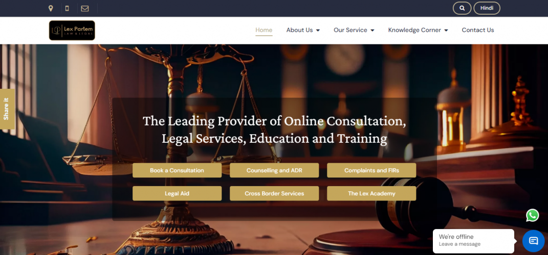 Law Firm Website Using React JS screenshot 5