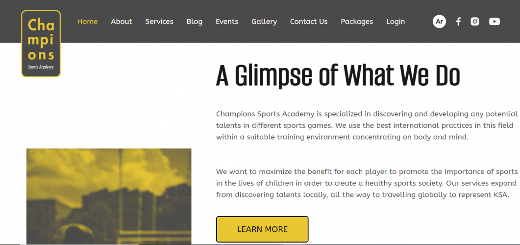 Joomla Website  screenshot 1