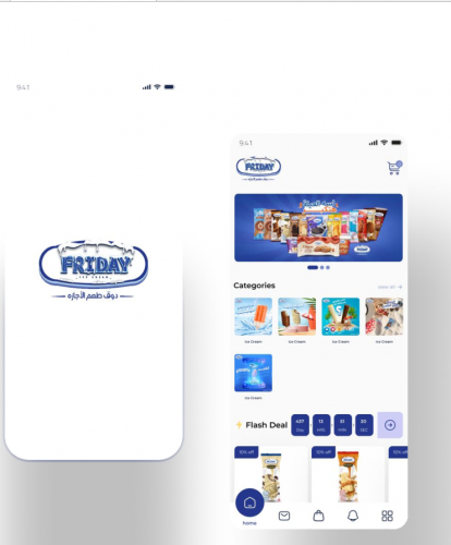 Ice Cream Friday Clinte app  screenshot 1