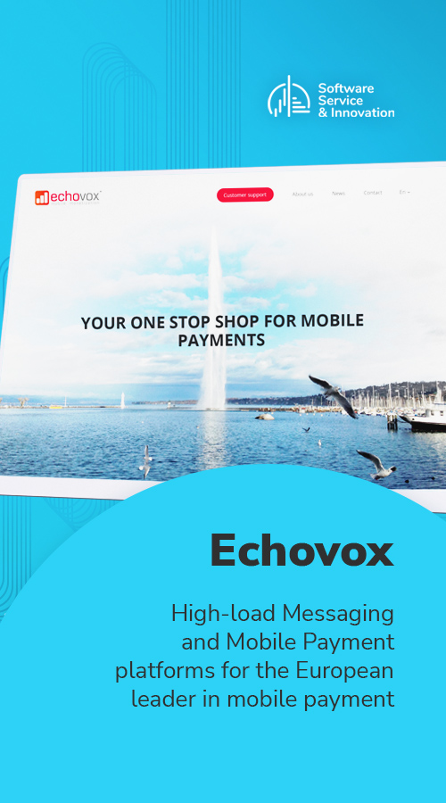 Echovox: High-load Messaging and Mobile Payment platforms for European leader in mobile monetization. screenshot 2