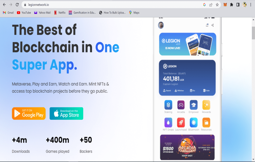 Legion Network screenshot 1