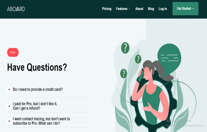 Abord Menu screenshot 2