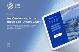 Web-Development for the hockey club "Dynamo-Moscow"
