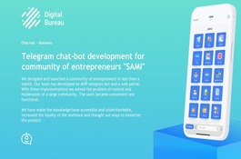 Telegram chat-bot development for community of entrepreneurs "SAMI"