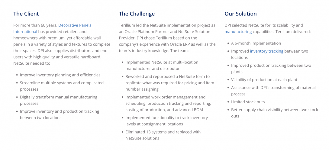 DPI Improves Scalability with NetSuite screenshot 2
