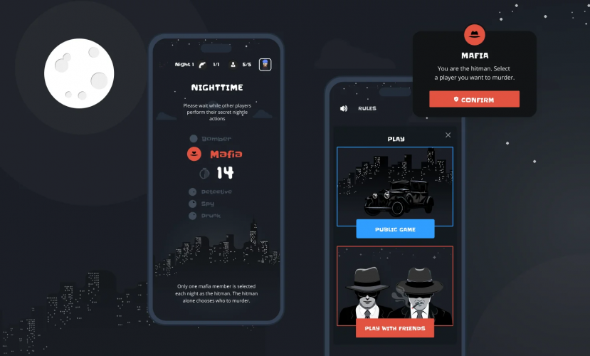 Digitized & Enhanced Mafia App in Gamers’ Pockets screenshot 2