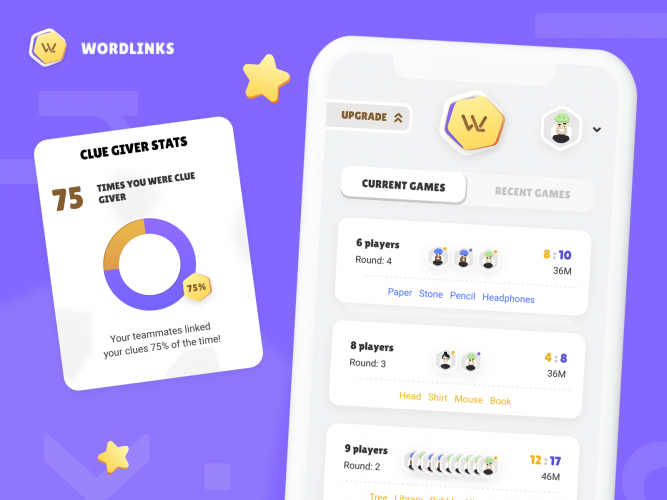 WordLinks | Wordy Brain Game screenshot 1