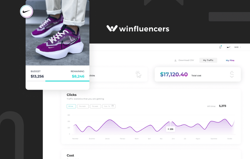 Winfluencers | Tool for Promoting Products screenshot 1