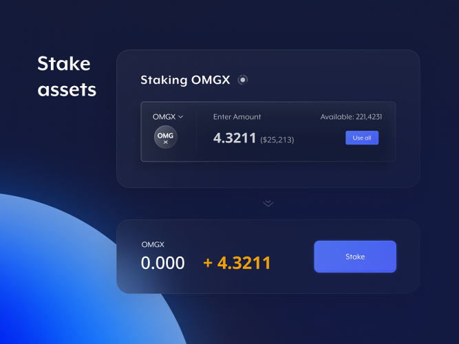 UX/UI design for a cryptocurrency platform Boba Network screenshot 3