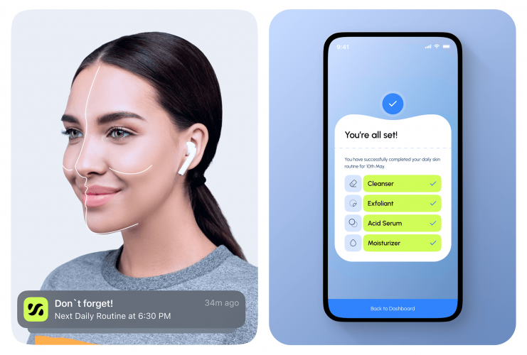 Healthcare AI Skin Scanning Mobile App screenshot 2