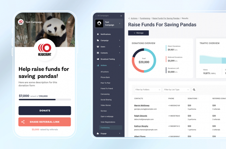 Impactive | Digital Organizing Hub for Mobilizing a Movement screenshot 1