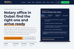 Notary Services in Dubai: Notary Offices Guide and Document Checklists