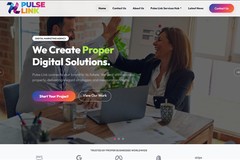 Pulse Link: Digital Marketing Website with Pricing Tiers