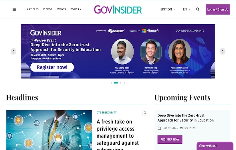 GovInsider | Media Platform screenshot 1
