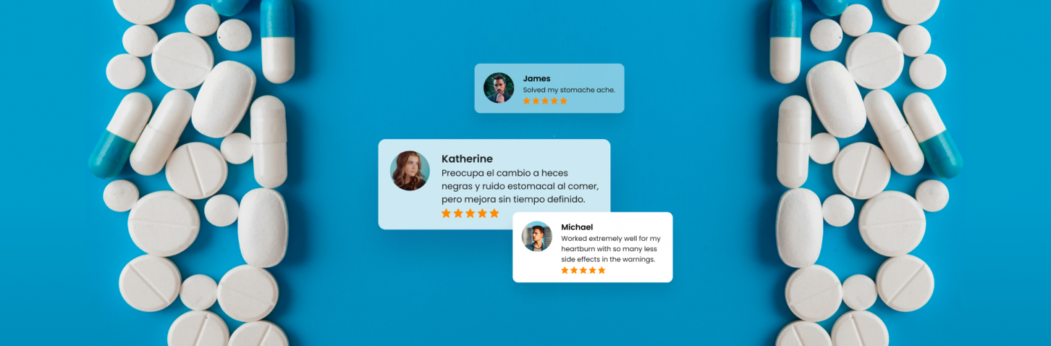 A pharma company gains insights from reviews to gain new markets screenshot 1