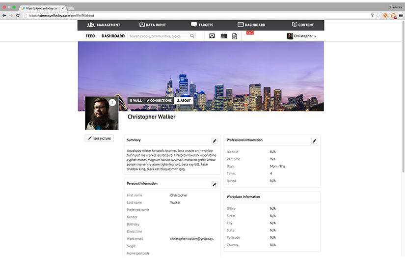 SaaS Enterprise Social Network screenshot 2
